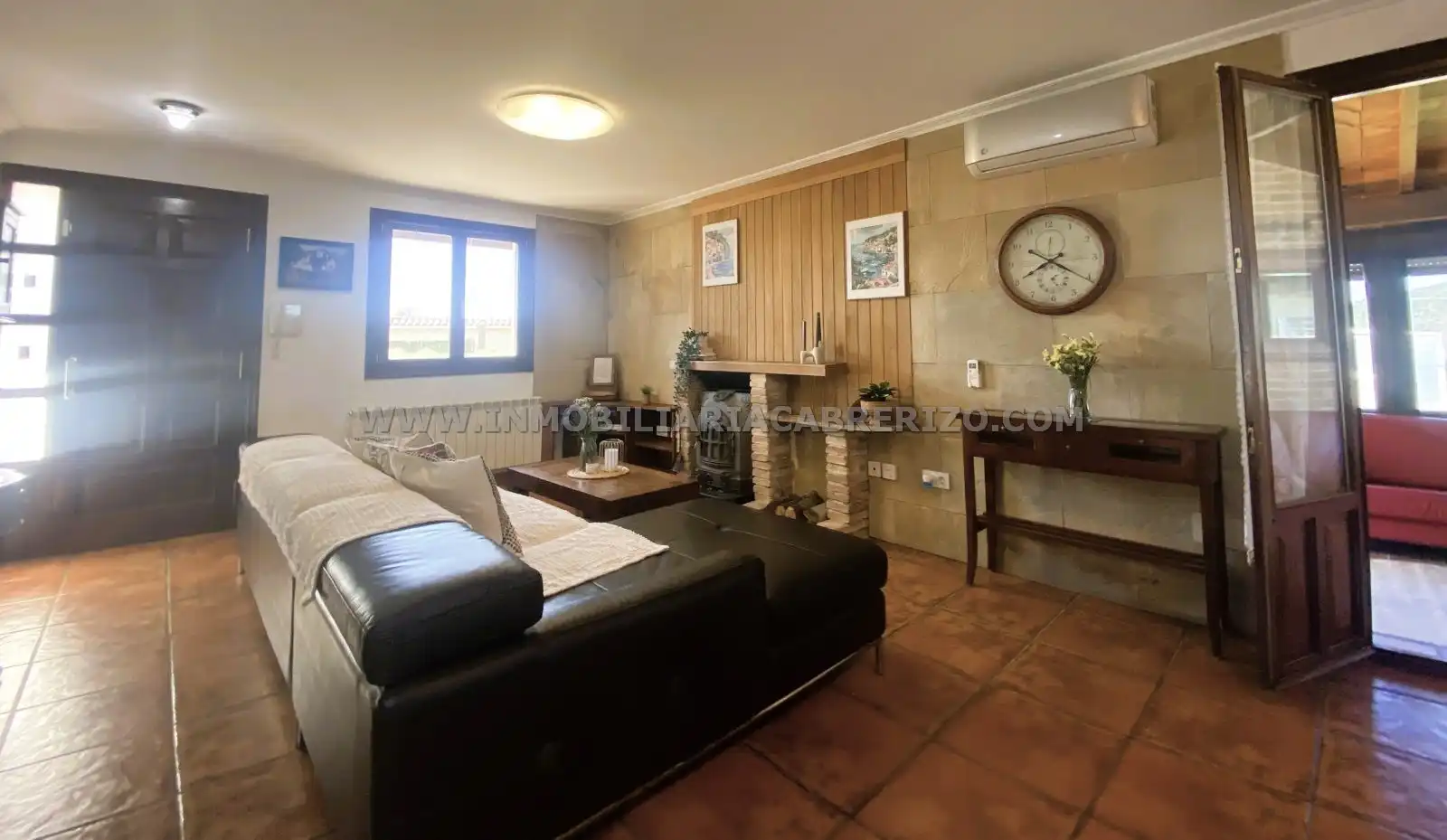 Sala de estar de Casa o chalet en venta en Olóriz / Oloritz con Aire acondicionado, Calefacción y Jardín privado
