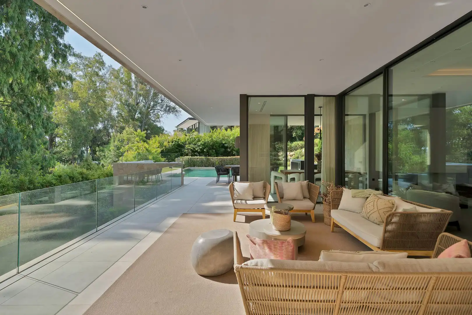 Terrace of Houses for rent in Marbella  with Air Conditioner, Heating and Private garden