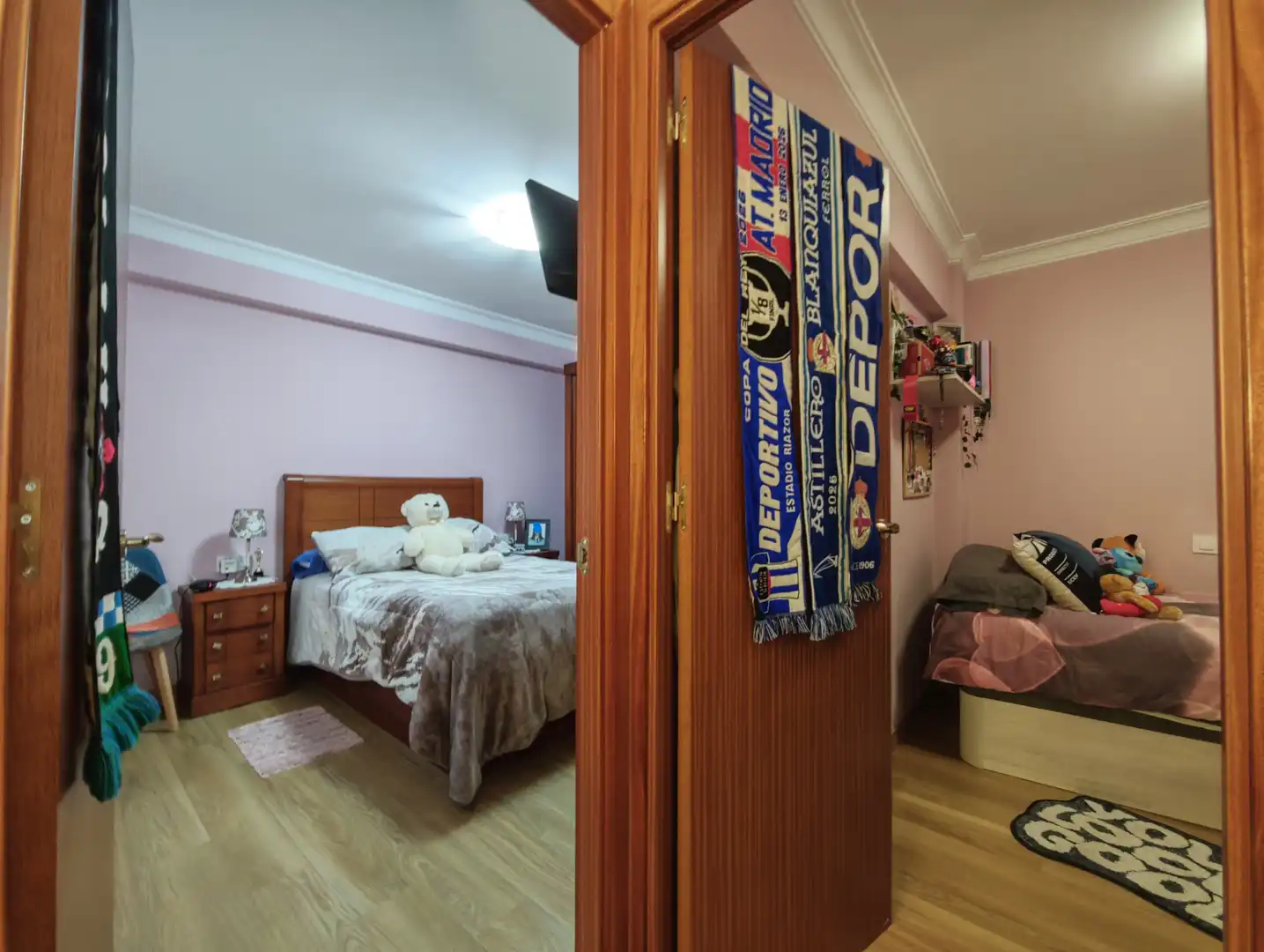 Schlafzimmer von Wohnung zum Verkauf in Ferrol mit Heizung, Möbliert und Waschmaschine