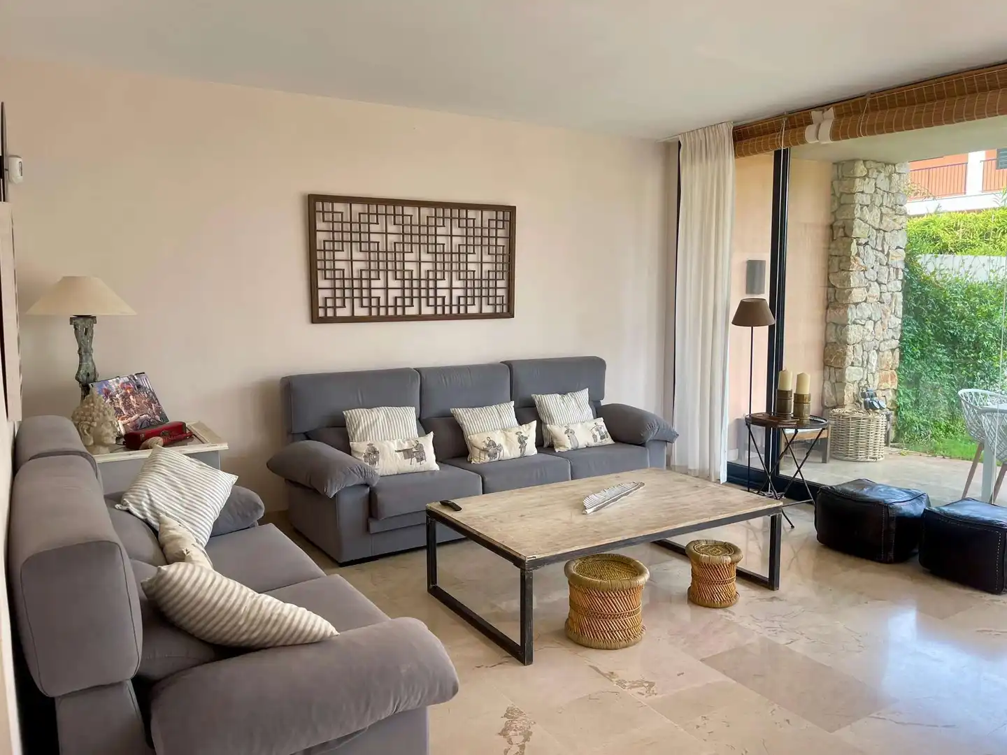 Sala de estar de Piso de alquiler en Son Servera con Aire acondicionado, Terraza y Amueblado