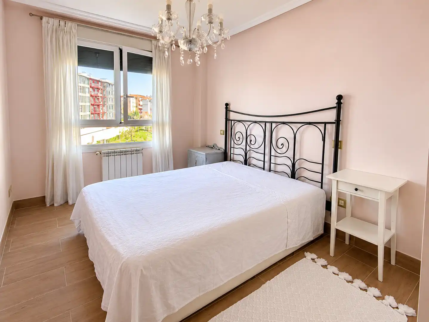 Bedroom of Flat for rent in Santander  with Heating, Terrace and Swimming Pool
