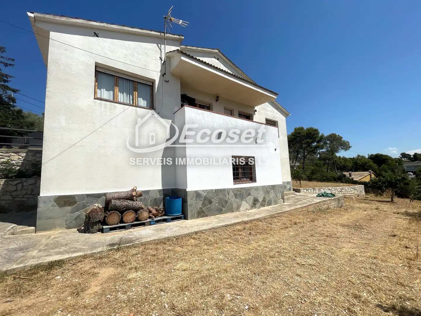 Vista exterior de Casa o chalet en venta en Vallirana con Calefacción, Jardín privado y Terraza