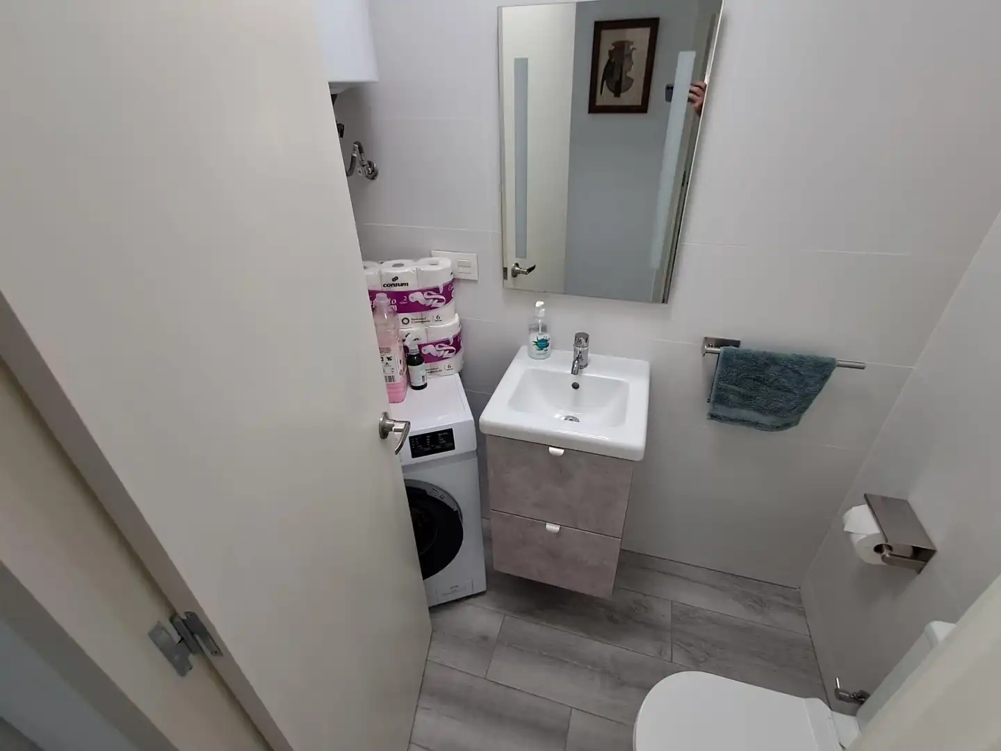 Bany de Pis de lloguer en Torrevieja amb Aire condicionat, Calefacció i Terrassa