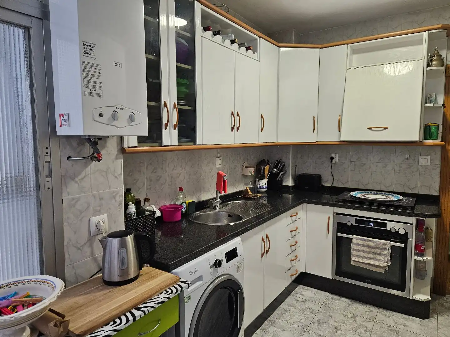 Kitchen of Flat for sale in Motril  with Air Conditioner and Balcony