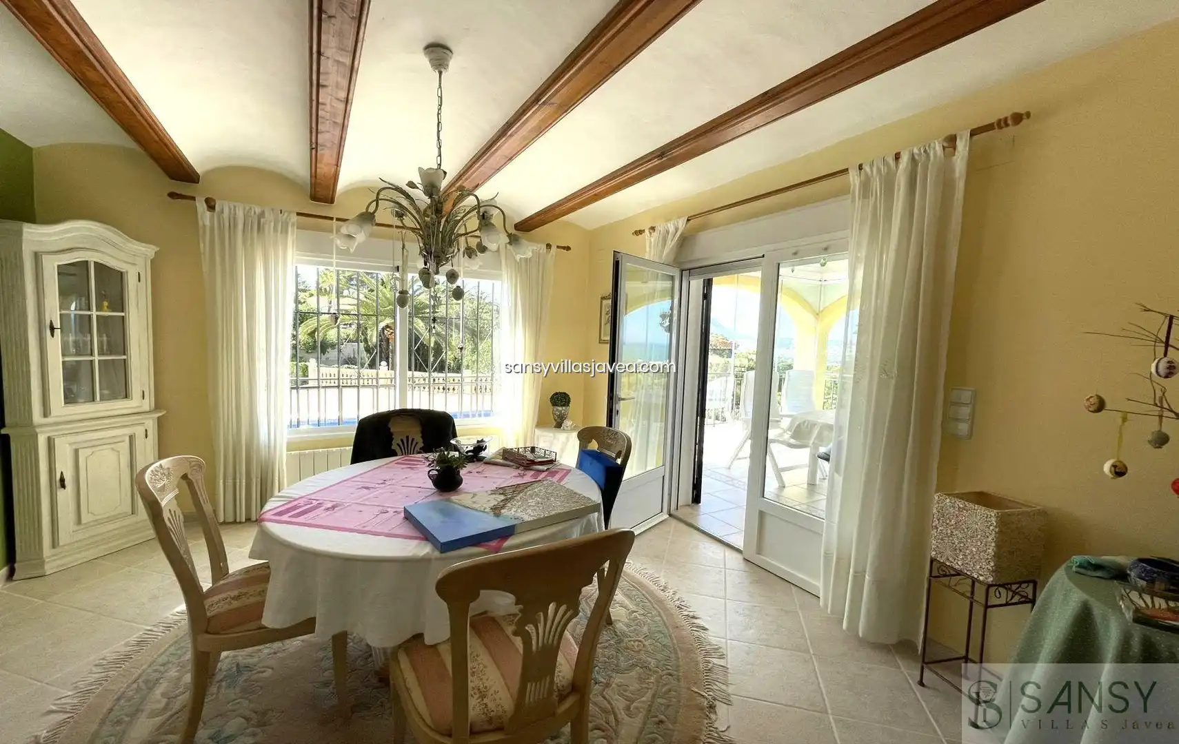 Dining room of Houses for sale in Jávea / Xàbia  with Air Conditioner and Storage room