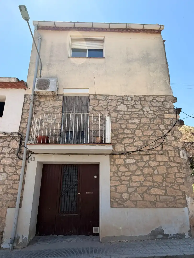 Vista exterior de Casa o chalet en venta en Castelldans con Calefacción, Amueblado y Balcón