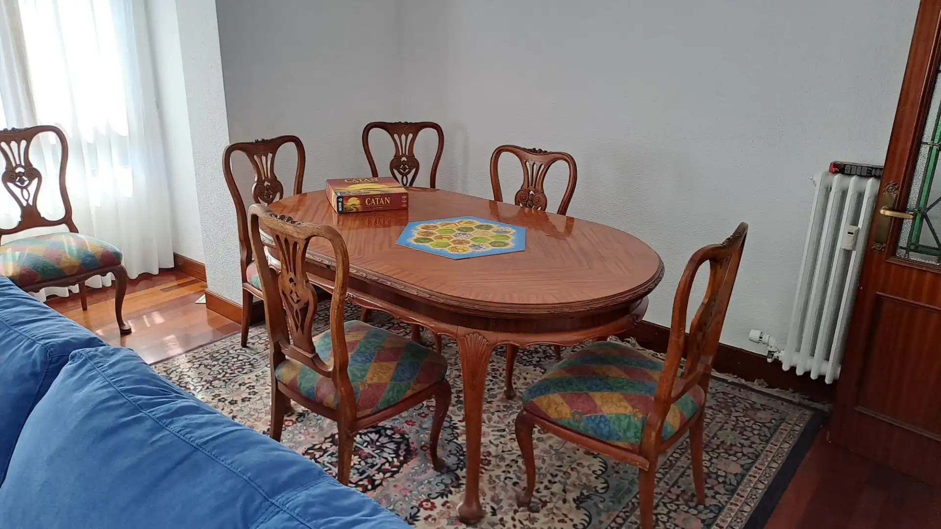 Dining room of Flat for rent in Bilbao   with Heating, Private garden and Furnished