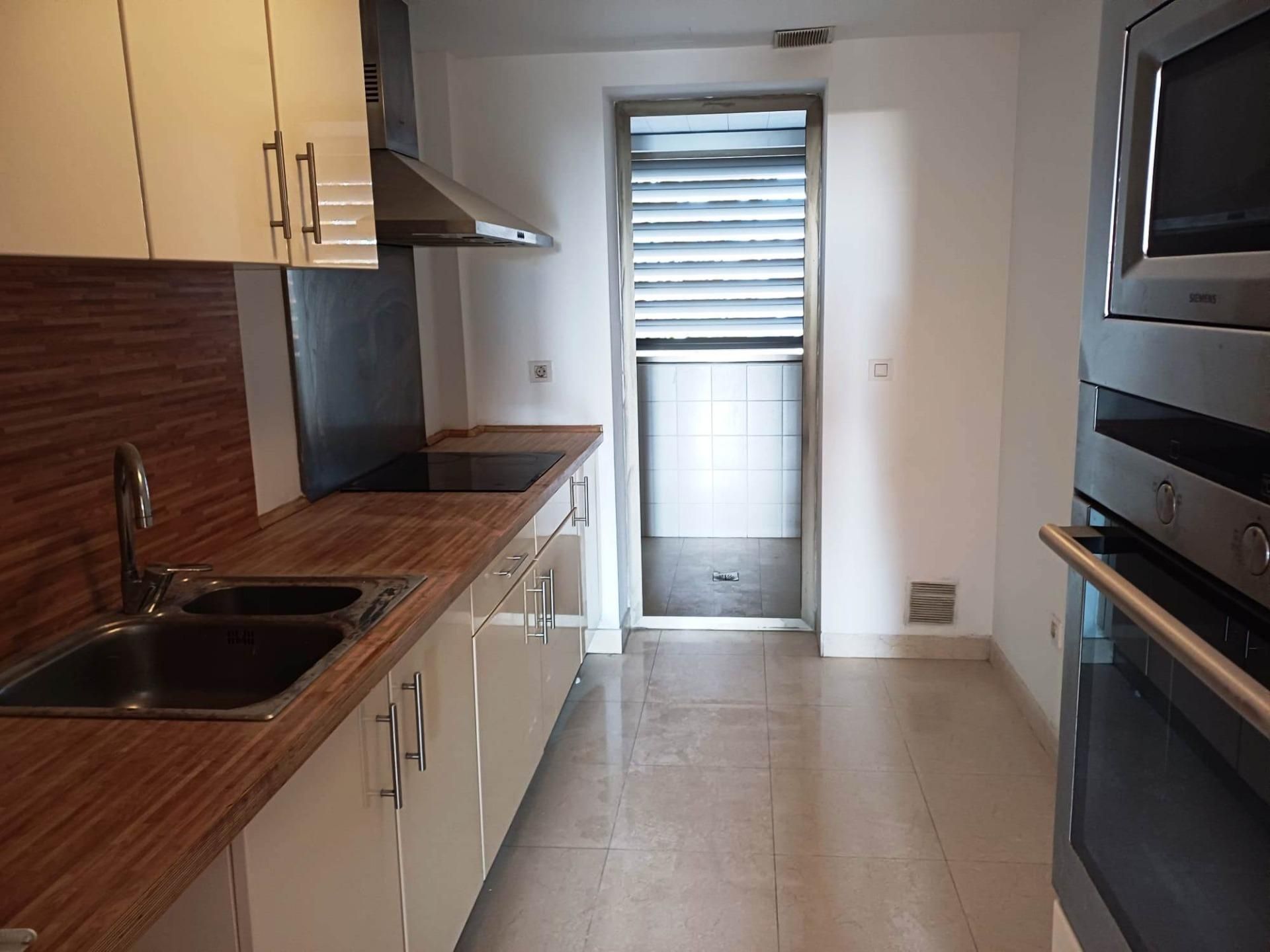 Cocina de Ático de alquiler en  Palma de Mallorca con Aire acondicionado, Jardín privado y Parquet