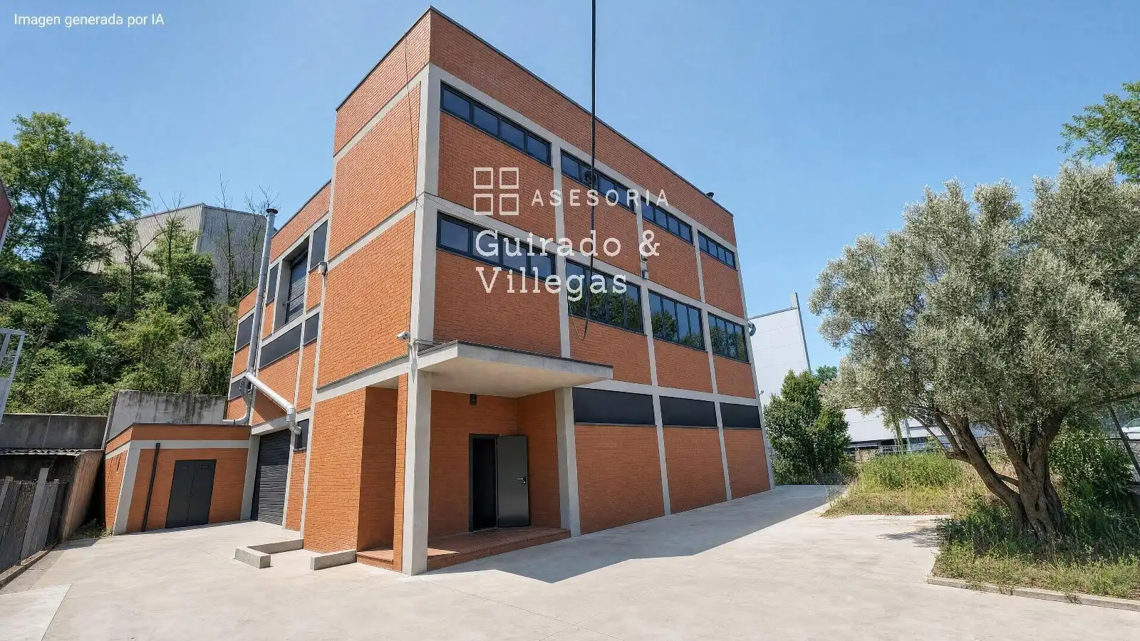 Vista exterior de Nau industrial en venda en Granollers