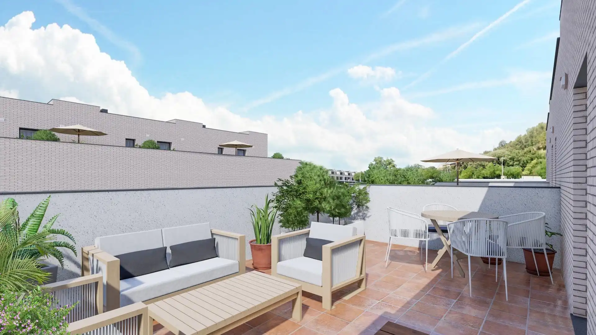 Terrasse von Haus oder Chalet zum Verkauf in La Garriga mit Klimaanlage, Heizung und Privatgarten