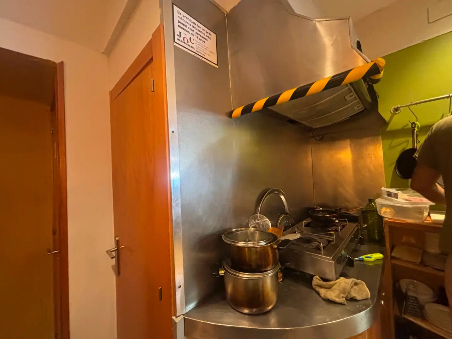 Cocina de Local en traspaso en Barcelona con Aire acondicionado, Calefacción y Terraza