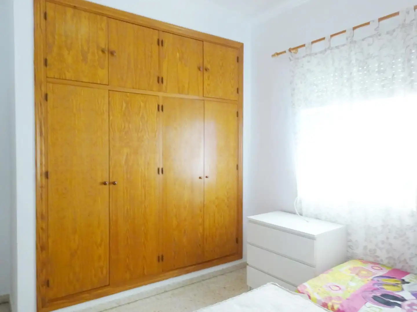Bedroom of Houses for sale in Sanlúcar la Mayor  with Air Conditioner, Private garden and Storage room