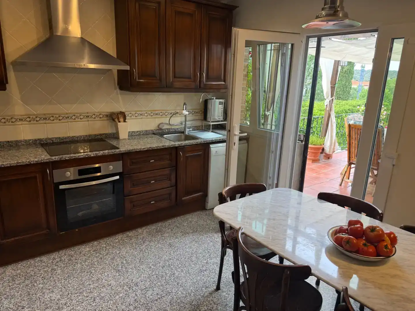Cocina de Piso en venta en Las Rozas de Madrid con Aire acondicionado, Jardín privado y Parquet