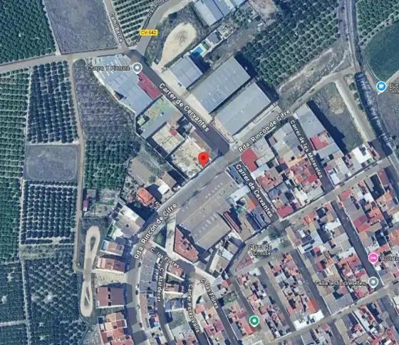 Exterior view of Industrial land for sale in Villanueva de Castellón