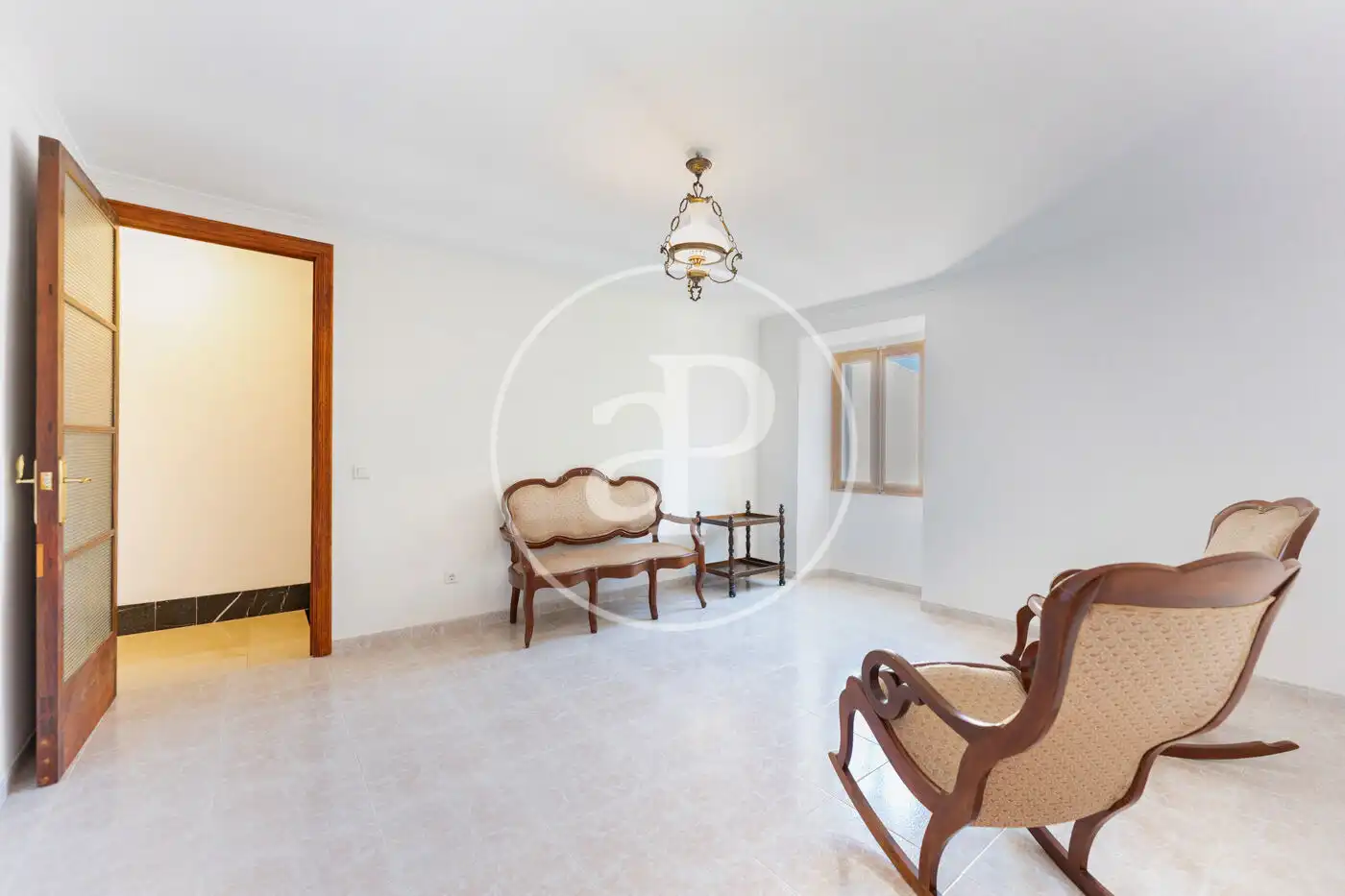 Sala d'estar de Casa adosada en venda en Lloret de Vistalegre amb Aire condicionat, Calefacció i Jardí privat