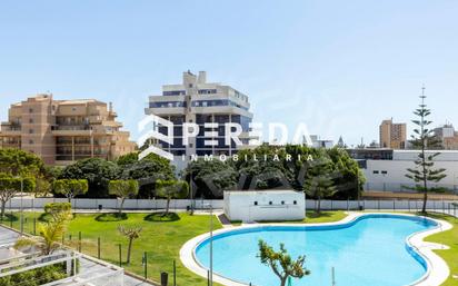 Exterior view of Apartment for sale in Roquetas de Mar  with Private garden, Terrace and Community pool