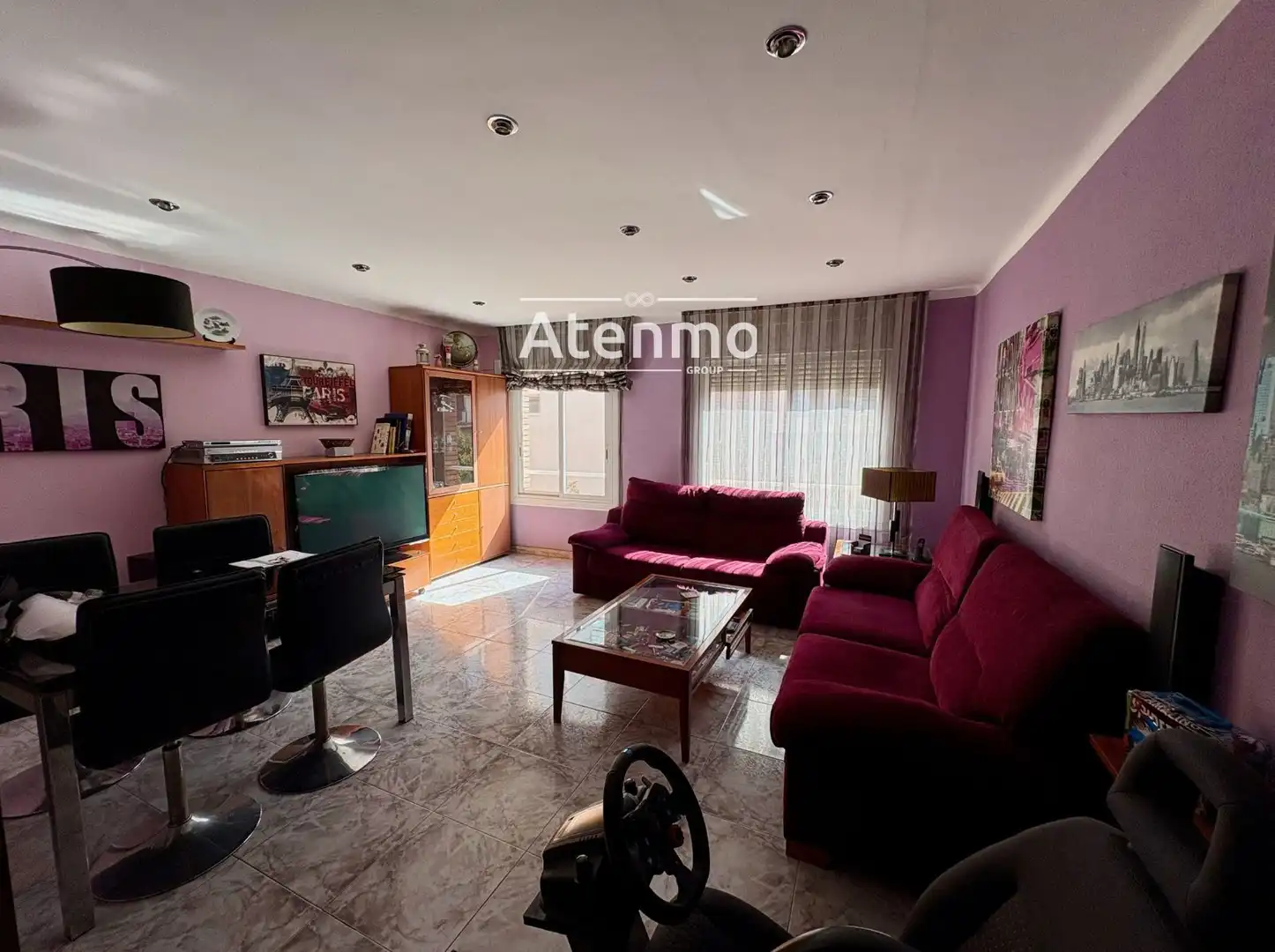 Living room of Flat for sale in Barcelona  with Air Conditioner and Heating
