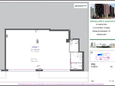 Local comercial en alquiler en Passeig Muntanya