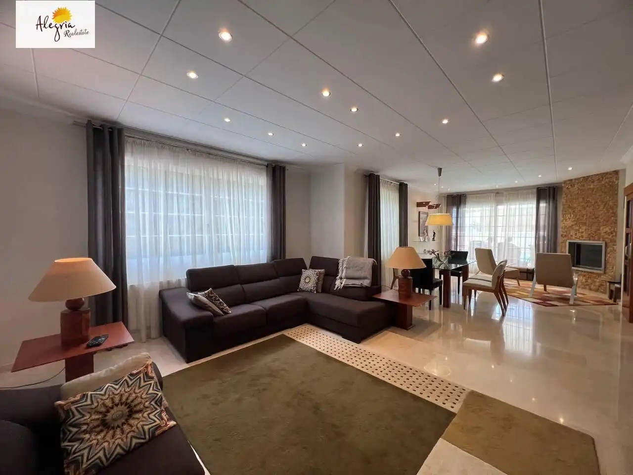 Sala de estar de Casa o chalet en venta en Cullera con Aire acondicionado, Calefacción y Jardín privado