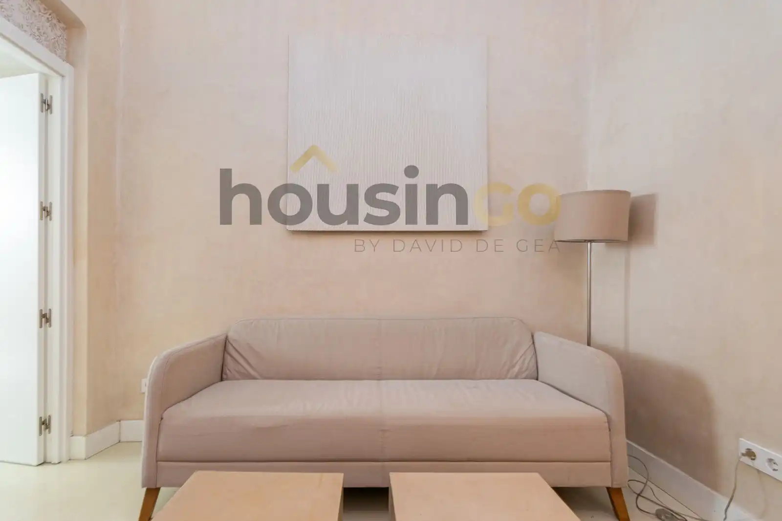 Sala de estar de Piso en venta en Madrid con Calefacción, Parquet y Amueblado