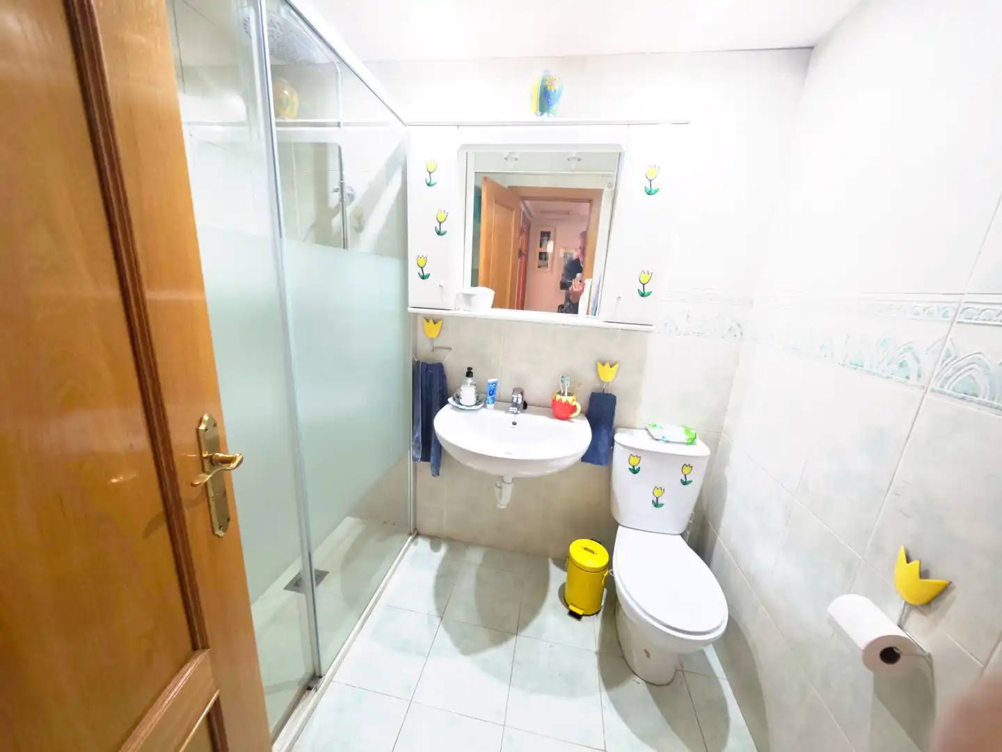 Baño de Ático en venta en Alicante / Alacant con Aire acondicionado, Jardín privado y Parquet