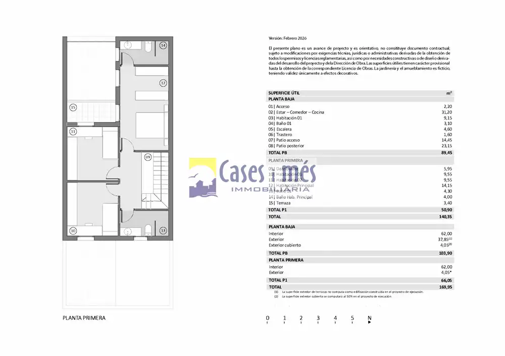 Casa adosada en venta en Massamagrell con Aire acondicionado, Calefacción y Terraza