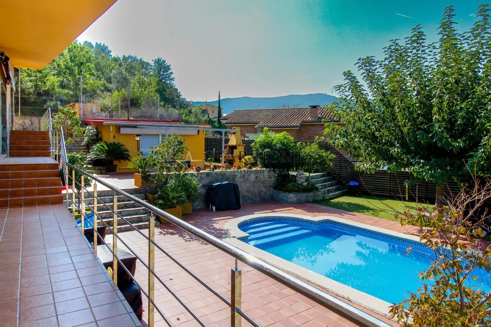 Jardín de Casa o chalet en venta en Sant Fost de Campsentelles con Aire acondicionado, Calefacción y Terraza