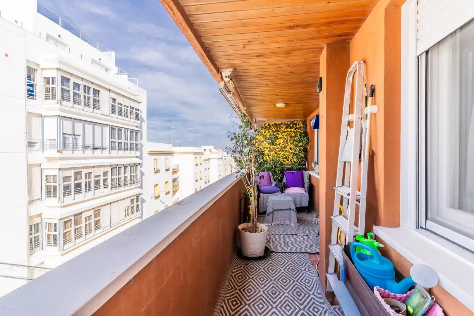 Terrasse von Wohnung zum Verkauf in San Fernando mit Klimaanlage, Heizung und Terrasse