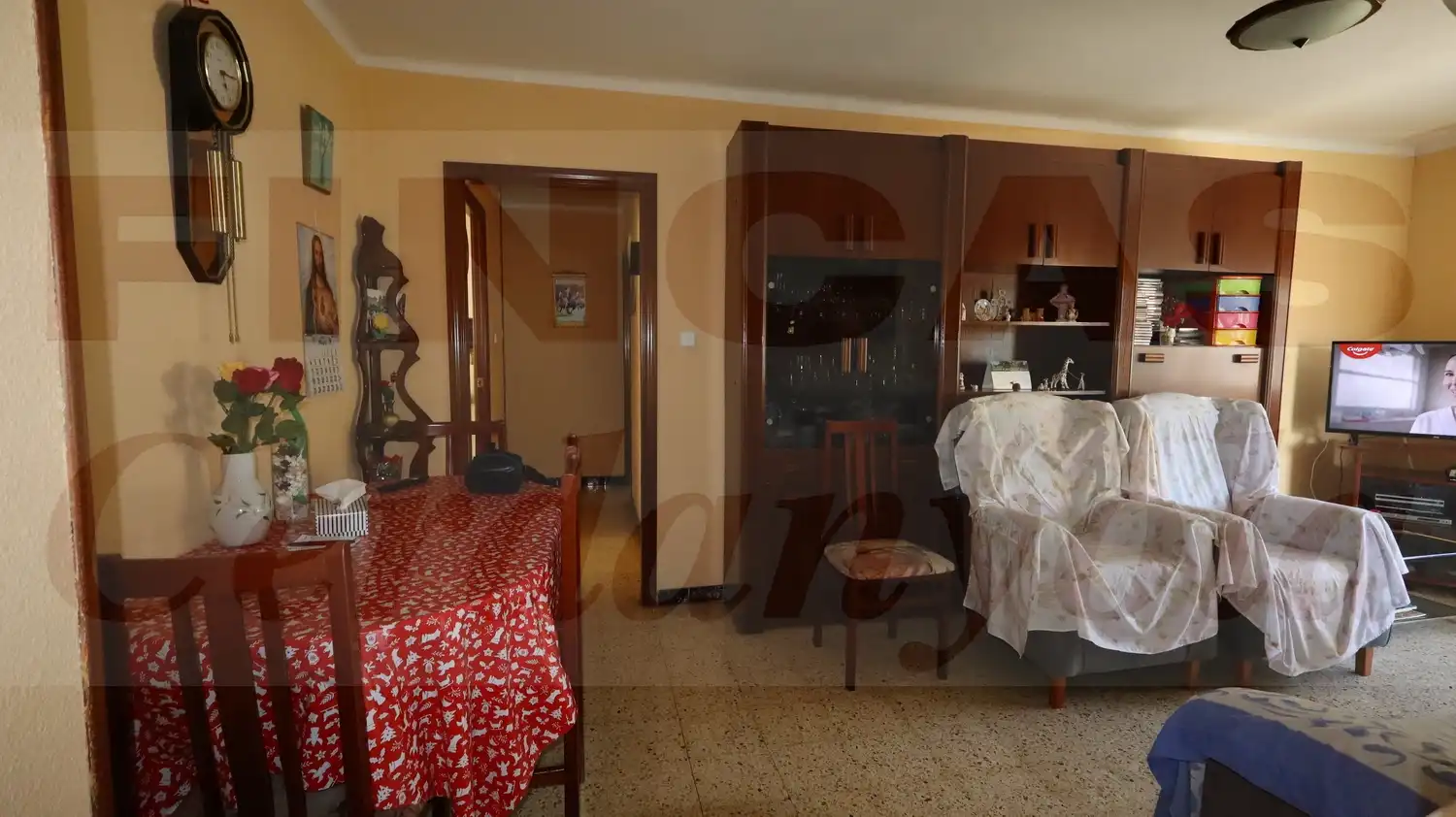 Sala d'estar de Pis en venda en Cerdanyola del Vallès amb Calefacció i Balcó