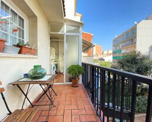 Balcony of Single-family semi-detached for sale in Rubí  with Air Conditioner, Heating and Terrace