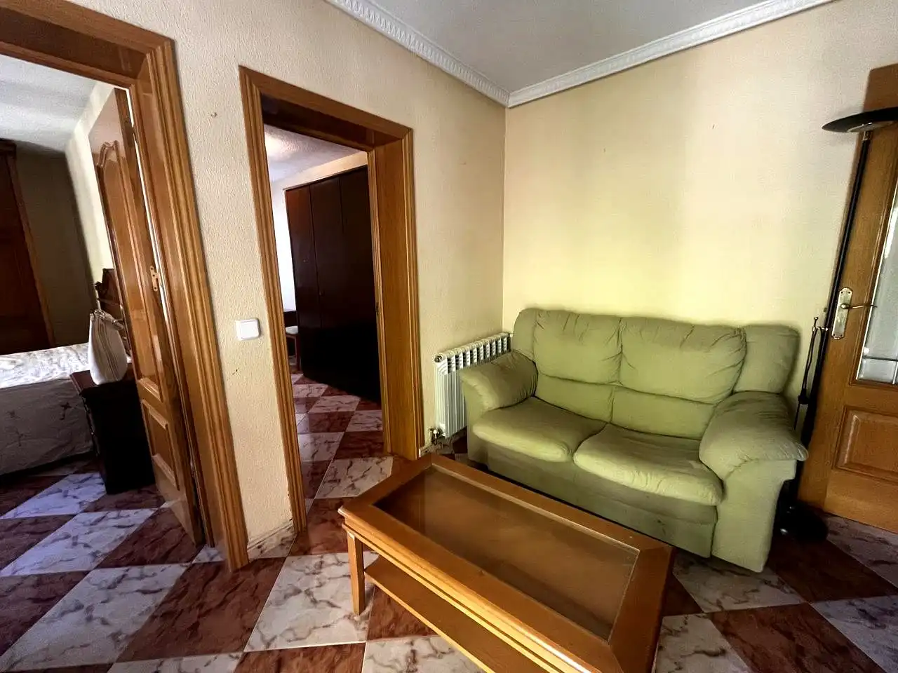 Sala de estar de Piso en venta en Madrid con Terraza y Amueblado