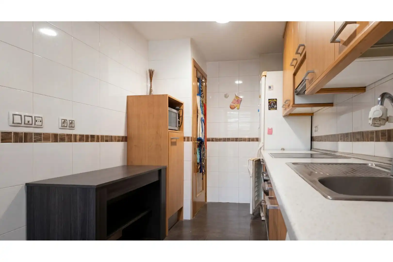 Kitchen of Flat for sale in Alicante / Alacant  with Air Conditioner, Heating and Private garden