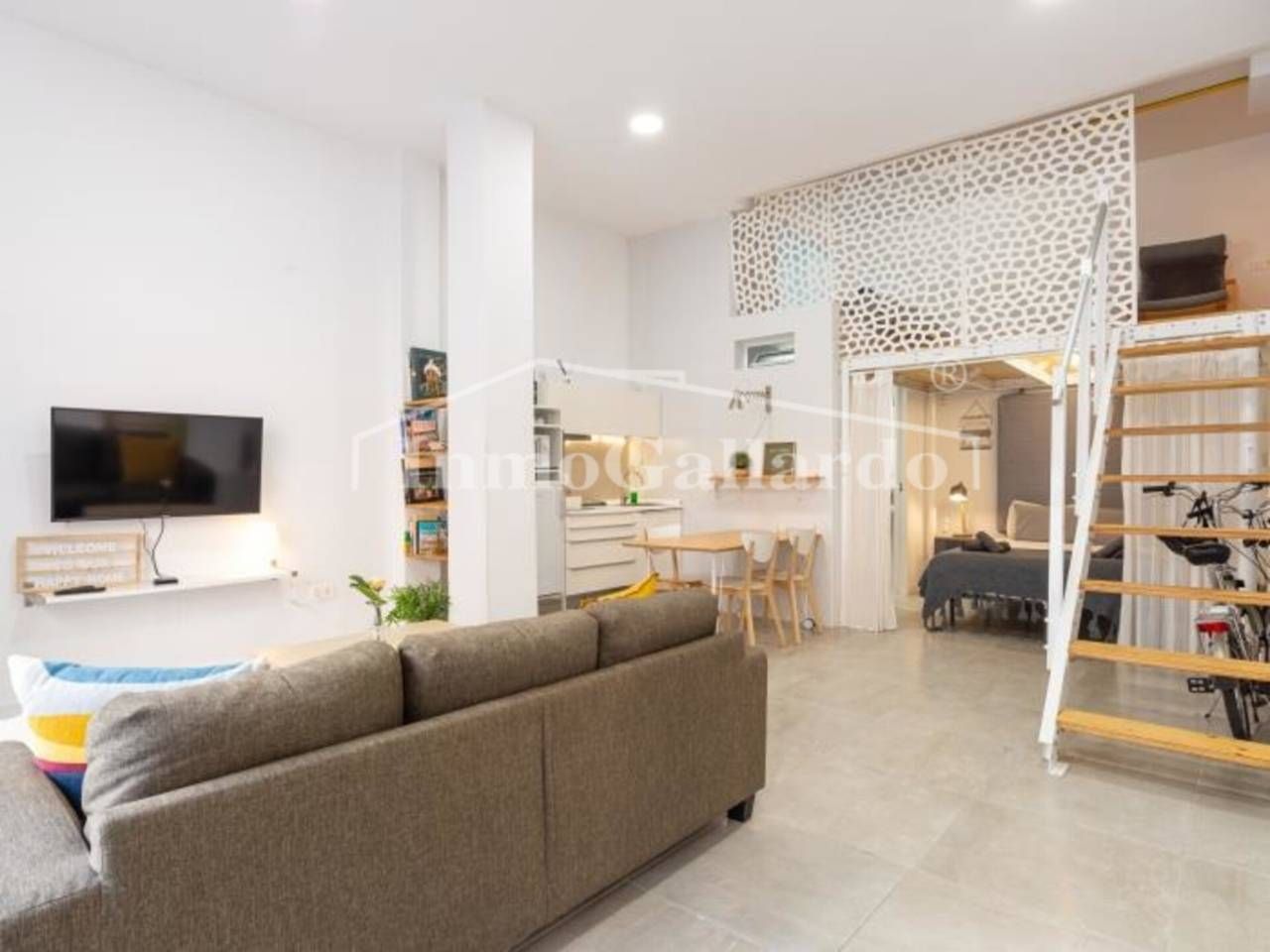 Living room of Loft for sale in Málaga Capital  with Air Conditioner and Furnished