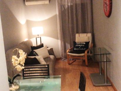 Living room of Apartment to rent in  Zaragoza Capital  with Heating, Parquet flooring and Furnished