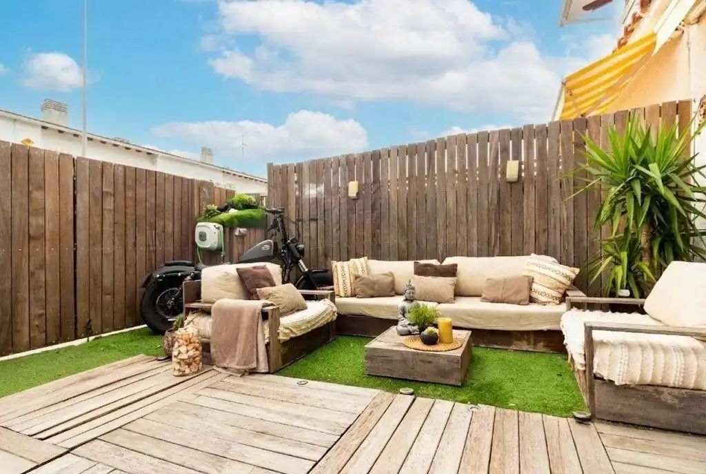 Terraza de Casa o chalet en venta en Castelldefels con Aire acondicionado, Calefacción y Jardín privado