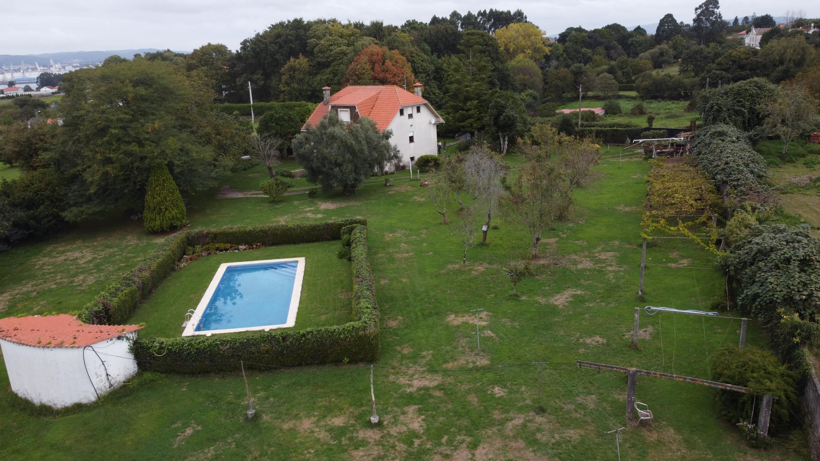 Jardí de Casa o xalet en venda en Fene amb Jardí privat, Terrassa i Piscina