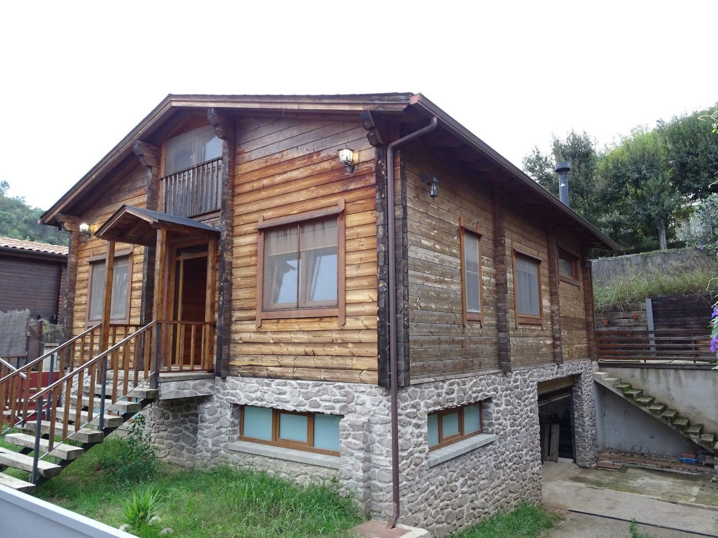 Exterior view of House or chalet for sale in Gualba  with Heating, Private garden and Parquet flooring