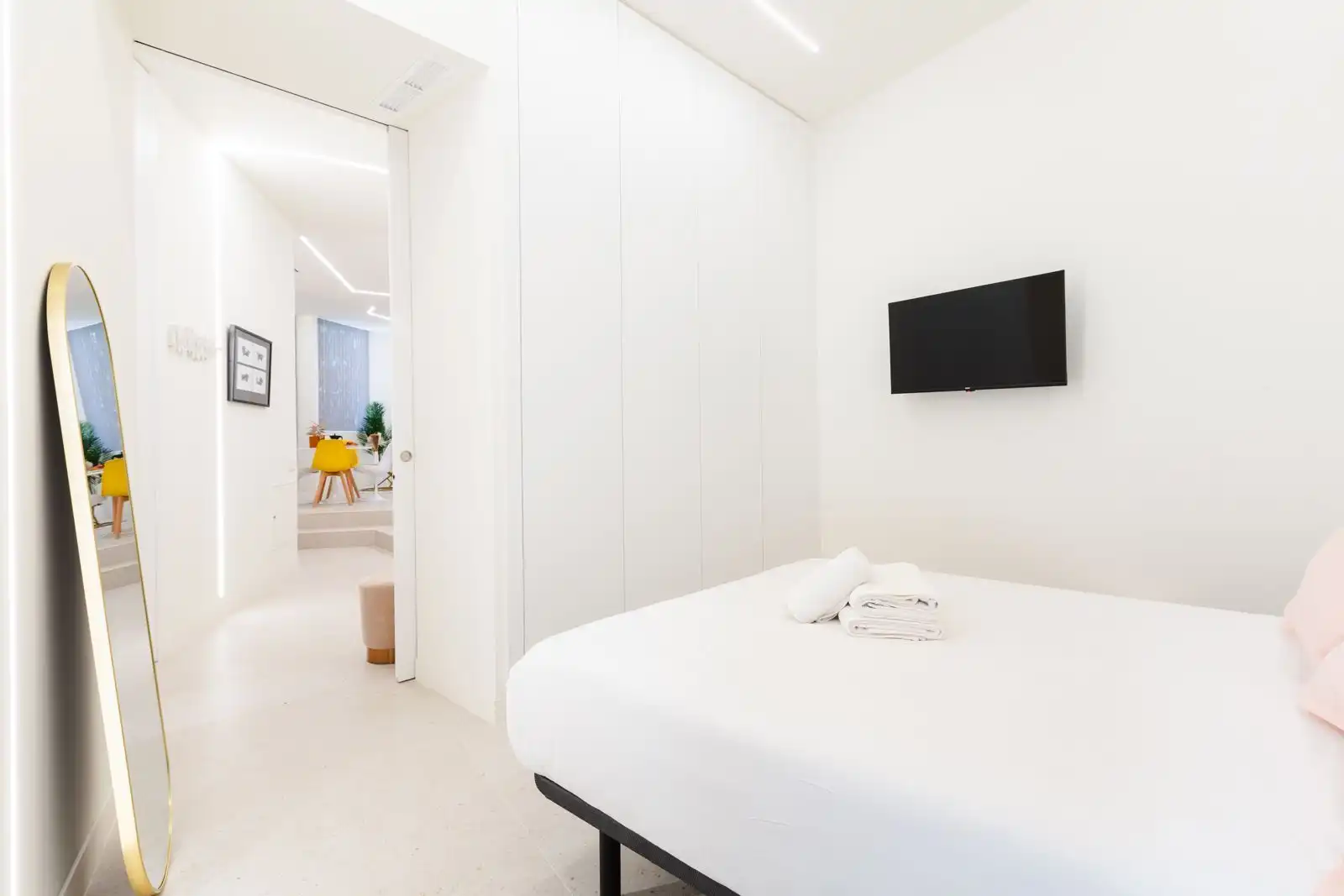 Schlafzimmer von Wohnung zum Verkauf in Málaga mit Klimaanlage, Heizung und Möbliert