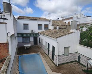 Vista exterior de Casa adosada en venda en Lahiguera amb Aire condicionat, Calefacció i Piscina