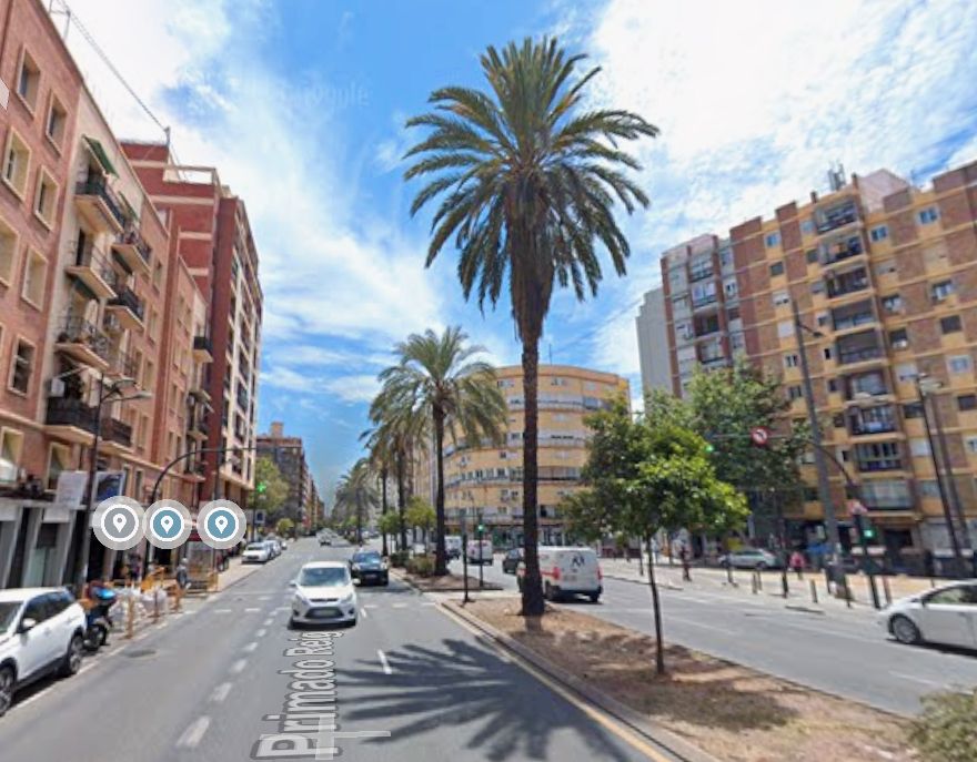 Exterior view of Flat for sale in  Valencia Capital  with Terrace and Balcony
