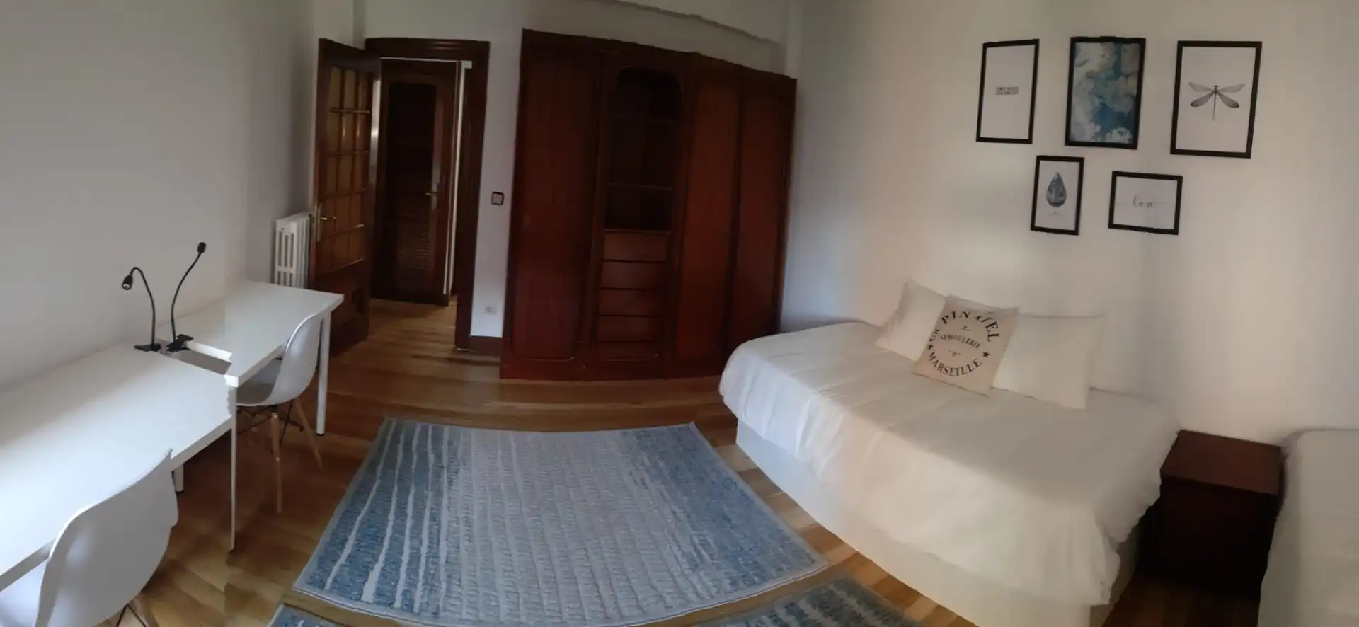 Bedroom of Flat for rent in Bilbao   with Heating, Terrace and Furnished