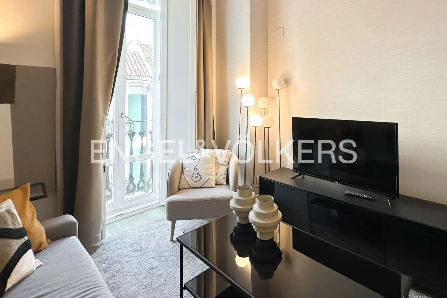 Sala de estar de Piso de alquiler en Valencia con Aire acondicionado, Calefacción y Jardín privado