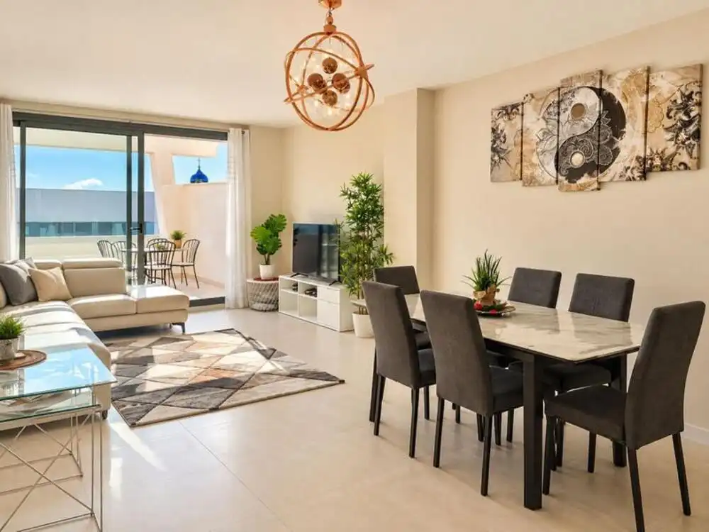 Dining room of Attic for rent in Selwo