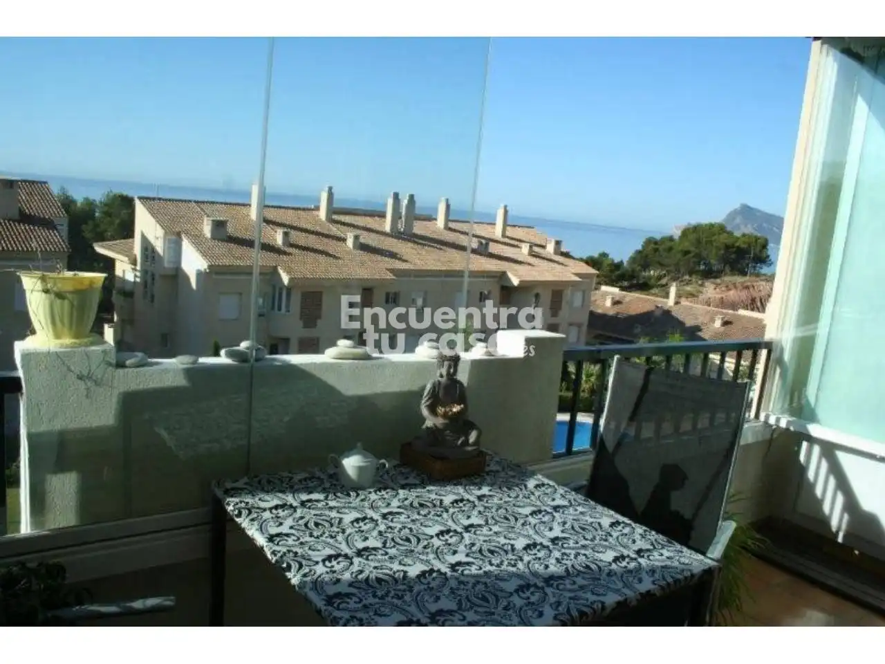 Terraza de Piso de alquiler en Altea