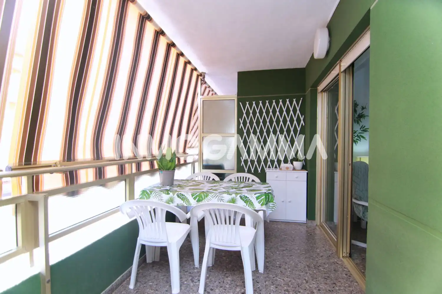Terraza de Apartamento de alquiler en Cullera con Terraza, Amueblado y Piscina comunitaria