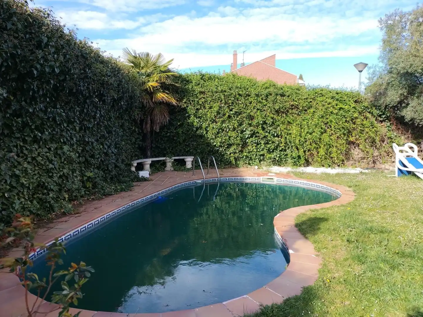 Piscina de Casa o chalet en venta en Villalobón con Calefacción, Jardín privado y Parquet