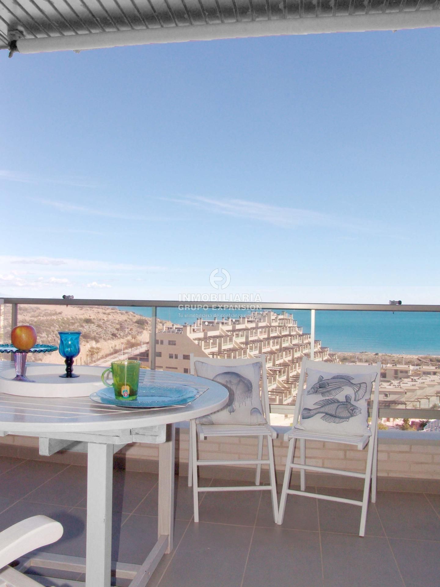 Terrace of Flat for sale in Elche / Elx  with Air Conditioner, Private garden and Storage room