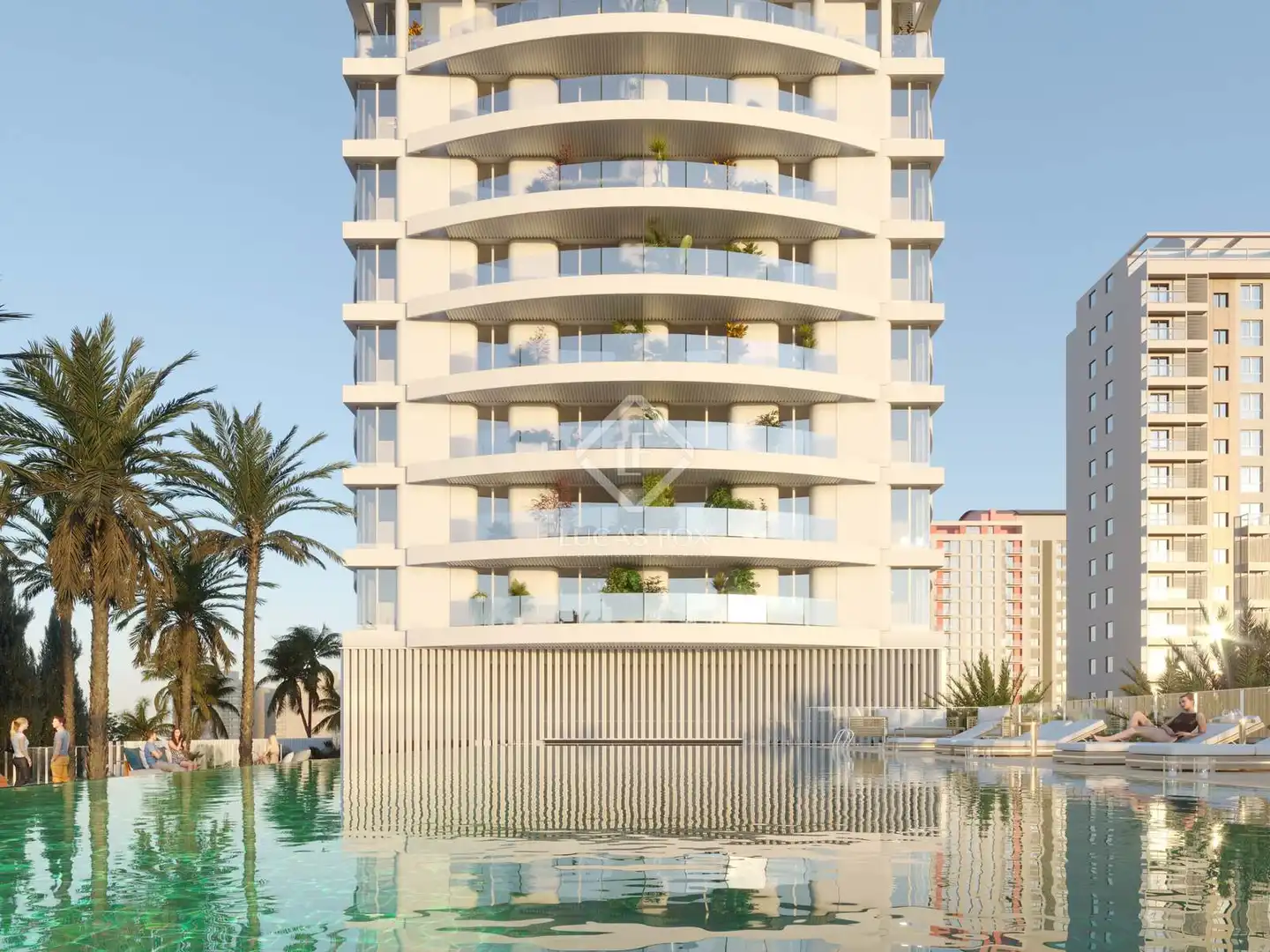Außenansicht von Dachboden zum Verkauf in Valencia mit Klimaanlage, Heizung und Terrasse