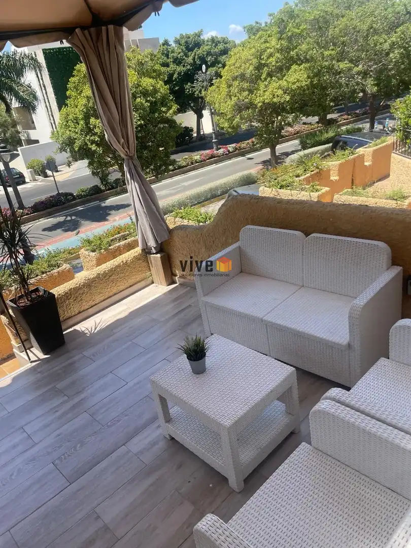 Terraza de Casa o chalet en venta en Estepona con Aire acondicionado, Jardín privado y Terraza