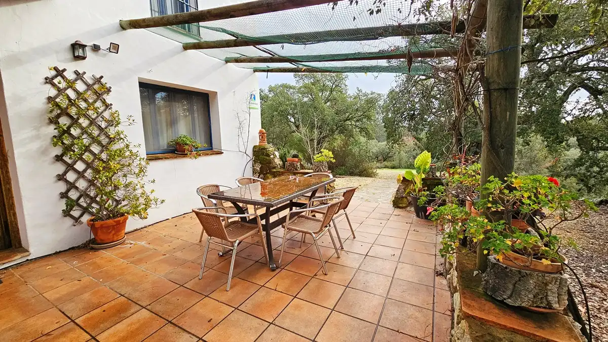 Terraza de Finca rústica en venta en Santa Ana la Real con Calefacción, Jardín privado y Terraza